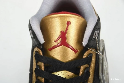 Jordan CK9246-067 Gold” 3 “Black Air 0819